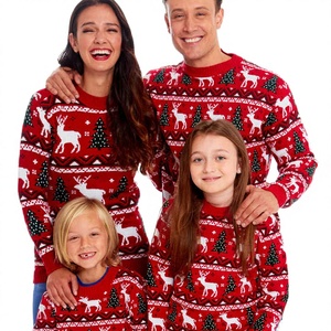 Customizable Long Sleeve Winter Knitted Ugly Christmas Sweater for Men Unisex Jacquard Design Breathable Anti-Wrinkle 100% - Product Image 3