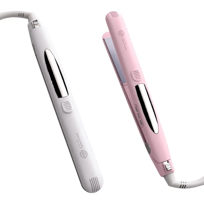 Nieuwe Mode 2 In 1 Lcd Display Stijltang Curler Keramische Ionische Flat Iron Hiar Straightener