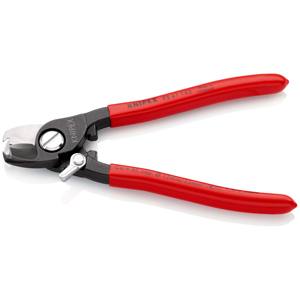 KNIPEX 95 41 165 Cisailles à câbles avec revêtement plastique, bruni, 165 mm - Product Image 2