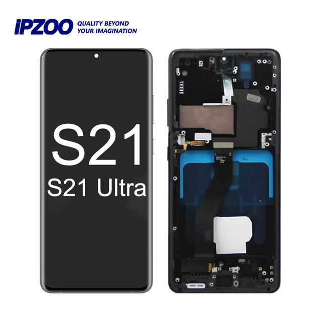 Mobile Phone LCDs for Samsung S21 Ultra Lcd Screen Wholesale for Samsung Galaxy S21 Ultra Lcd Display Touch Screen Pantalla