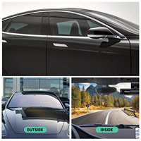 Film teinté pour vitres de voiture en PET nano-céramique 1,8-2 mil, polarisé, changeant de couleur, haute protection UV, anti-explosion, auto-adhésif