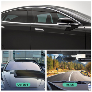 Film teinté pour vitres de voiture en PET nano-céramique 1,8-2 mil, polarisé, changeant de couleur, haute protection UV, anti-explosion, auto-adhésif - Product Image 3