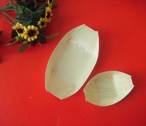 Bandeja de Madera para <span class=keywords><strong>Sushi</strong></span>, Ecológica, Desechable, Tipo Barco - Product Image 1