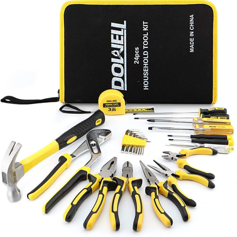 24 Pieces Homeowner Tool Set Home