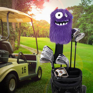 Niedliche Stock Sport Golf <span class=keywords><strong>Head</strong></span> covers Fahrer Club Golf Zubehör Plüsch Golf Club <span class=keywords><strong>Head</strong></span> Covers - Product Image 3