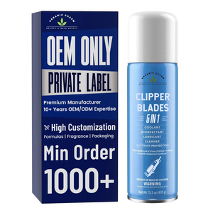Semprotan Pembersih, Pendingin, dan Pelumas Gunting Rambut Kustom Grosir, Aksesoris Pisau Barber untuk Gunting Rambut - Product Image 1