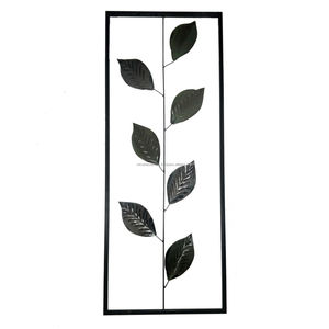 Stylish Multi-Color Iron Metal <b>Leaf</b> Wall <b>Art</b> Luxury Home Decorative for Bedroom Living Room Hallway - Product Image 5