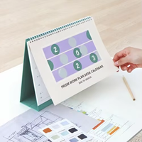 Calendrier de bureau 2027, calendrier de table personnalisé promotionnel, citations inspirantes quotidiennes, calendriers de table, calendrier perpétuel