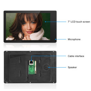 Tuya thông minh 8 "inch wifi màn hình trong nhà Chuông cửa IP Video intercom ghi lại video/ảnh chụp 1/3'' CMOS 600TVL 3.7 mét ống kính - Product Image 5