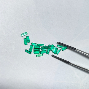 מחיר סיטונאי ללילה קולומביה מעבדה golombia gemald es baguette צעד לחתוך 7*9 מ "מ הידרותרמית אמרלד - Product Image 1