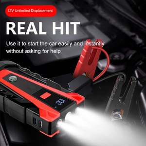 12VCar Jump motorino di avviamento Power Bank Power Bank martello di sicurezza con morsetto di protezione sovraccarico - Product Image 3