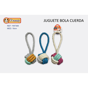 Jouet pour chien Yommy Rope, 17 cm, jouet à mâcher pour chiens, jeu interactif - Product Image 2