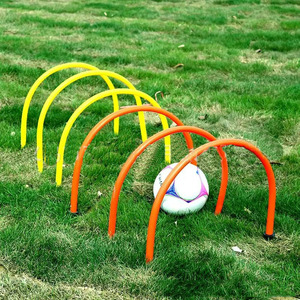 Porterías <span class=keywords><strong>de</strong></span> Fútbol en Forma <span class=keywords><strong>de</strong></span> <span class=keywords><strong>Arco</strong></span>, <span class=keywords><strong>de</strong></span> PP, con Anclaje al Suelo, Porterías Pequeñas para Entrenamiento <span class=keywords><strong>de</strong></span> Agilidad, Tiro y Dribleo, Venta al Por Mayor <span class=keywords><strong>de</strong></span> Fábrica - Product Image 5