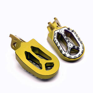 Reposapiés CNC universales de alta calidad para <span class=keywords><strong>Motocross</strong></span>, <span class=keywords><strong>precio</strong></span> de fábrica barato, dientes de tiburón de acero inoxidable, clavijas de aluminio para bicicleta de Cross - Product Image 3