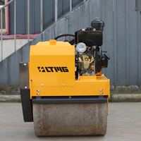 Compacteur routier à double tambour de 0,8 tonne (800 kg) pour travaux routiers, à vendre