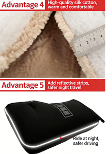 Gants de guidon de protection contre le froid WUPP, manchons pour guidon de scooter, garantie de 12 mois, accessoires essentiels pour moto - Product Image 5