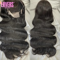 Rambut Vietnam Mentah 100% Burmese Curly 40 Inch 13x6 HD Lace Glueless Front Wig Body Wave Virgin Cuticle Aligned Human Hair Wigs