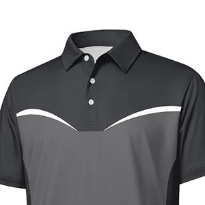 Polo Homme Sport Décontracté de Haute Qualité pour le Golf et le Streetwear, Coupe Slim, Qualité Premium, Faible MOQ, Idéal pour l'Été et les Activités de Plein Air - Product Image 3