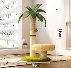 Katzen kletter rahmen, dickes Hanfseil aus massivem Holz, großes mehr schicht iges Katzen bett, integrierter Liege, hängendes Bett, Katzen kratz baum - Product Image 6