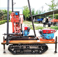 Plateforme de forage dynamique pour l'exploration géologique, plateforme de forage à moteur diesel, plateforme de forage à gros diamètre pour l'échantillonnage de carottage, plateforme de forage hydraulique pour sol SPT, 50 m, 75-108 mm, OEM