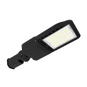ไฟถนน LED ETL FCC 140LM/W 150W 240W 300W แบบ Slip Fitter ป้องกันไฟกระชาก 10KV ไฟ LED ทรง Shoebox สำหรับศูนย์การค้า - Product Image 1