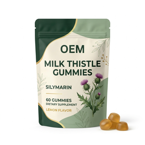 Gomitas de Extracto de Cardo Mariano OEM ODM 220mg 60 Unidades Proveedor de Marca Privada al por Mayor - Product Image 1