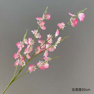 Orchidée dansante artificielle, bouquet de fleurs jaunes en soie, haute simulation, décoration pour la maison et les mariages - Product Image 2