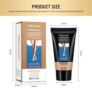 Aerografo trucco gamba idratante fondotinta liquido finta crema <span class=keywords><strong>abbronzante</strong></span> per il corpo lozione per la cura anche il tono della pelle 30g - Product Image 3
