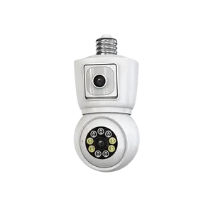 Icsee Bullet PT Dome bağlantı 4MP CCTV ampul kamera ses interkom kamera kiti