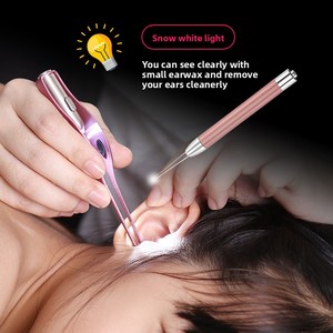 ชุดดูแลเด็กวัสดุพลาสติกชุดดูแลช่องหูและจมูกแบบ<span class=keywords><strong>มี</strong></span>ไฟพกพาเป็นมิตรต่อสิ่งแวดล้อม - Product Image 2