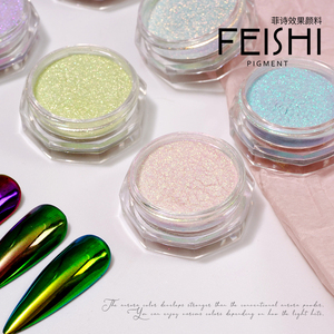 NUEVO Primavera Verano Aurora Hada <span class=keywords><strong>Luna</strong></span> Espejo mágico <span class=keywords><strong>polvo</strong></span> Brillo <span class=keywords><strong>de</strong></span> uñas color decorativo Arte <span class=keywords><strong>de</strong></span> uñas - Product Image 5