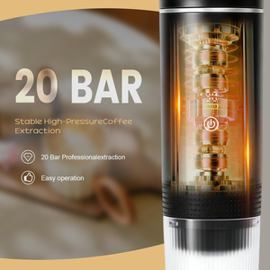 Cafetera Eléctrica Portátil Recién Llegada, Mini Cafetera Espresso Inalámbrica, Recargable por USB para Automóvil y Actividades al Aire Libre - Product Image 5