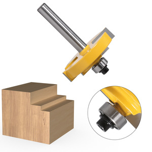 8mm hoặc 12mm hoặc 1/2 "đôi lưỡi Vòng chân bước phay router bit một mang cửa và Cửa Sổ Khung cắt cạnh profiling bit - Product Image 2