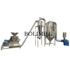 Hemp Seeds Grinding Machine Dry Hemp Leaves Powder Pulverizer