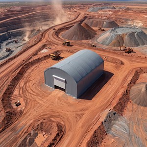 Structure <span class=keywords><strong>de</strong></span> tente d'entrepôt préfabriquée en tissu 30x60m pour garage et <span class=keywords><strong>abri</strong></span> <span class=keywords><strong>de</strong></span> stockage, certifiée pour l'exploitation minière, en <span class=keywords><strong>PVC</strong></span>, sans acier galvanisé - Product Image 3