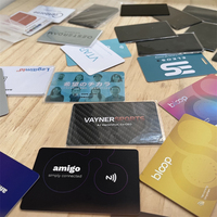 Tarjeta de Regalo de PVC Personalizada con NFC, Impermeable, con Embalaje de Regalo e Impresión de Código de Barras