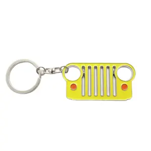 Factory Customized Low Price Golden Keychains Classic headlight Keychains Custom logo all Kinds Car Soft Enamel Keyring Key
