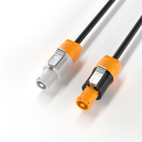 Cable de Alimentación en Cadena SHEHDS IP65 IP66 Resistente al Agua, 1M 2M 3M 5M 10M, Cable de Conexión para Iluminación de Escenarios, Eventos al Aire Libre, DJ, Truss