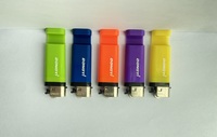 Ventes élevées Briquet à roue en plastique de grande qualité avec support de téléphone portable