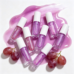 Brillo Labial de Uva Hidratante, Brillo Labial Frutal con Efecto Jugoso, Tinte Labial en Gel, Hidratante, Vegano, con Logotipo Personalizado - Product Image 2