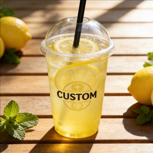 Vasos de Plástico Esmerilados para Bebidas Frías de 10oz, 24oz y 300ml, Duraderos, con Logotipo Personalizado - Product Image 2