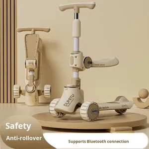 Scooter <span class=keywords><strong>Triciclo</strong></span> Plegable Tres en Uno para Niños, Diseño de 3 Ruedas con Cuerpo de Plástico, Educación Temprana, Venta al Por Mayor - Product Image 1