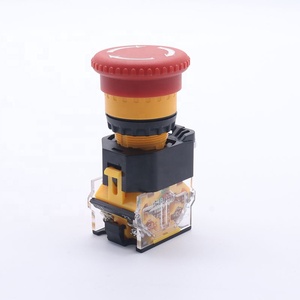 Botón de Parada de Emergencia Tipo Hongo LA38-11ZS-SJK, Giratorio, Reiniciable, 415V 10A, Tamaño del Orificio: 22mm, Punto de Contacto de Cobre 203 209B - Product Image 2
