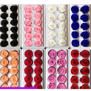 Factory Supply Wholesale Eternal <strong>Roses</strong> <strong>Infinity</strong> <strong>Rose</strong> Heads 3-4 cm Preserved <strong>Rose</strong> Head for Flower Arrangements - Product Image 1