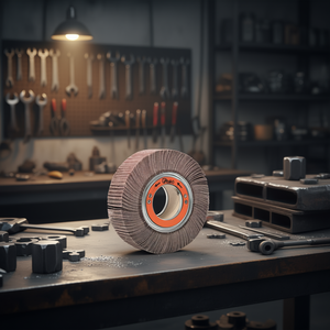 Ttake Flap Wheel Abrasive Cloth Corundum 200x30x54 Mm With Hole For Metal Grinding - Product Image 3