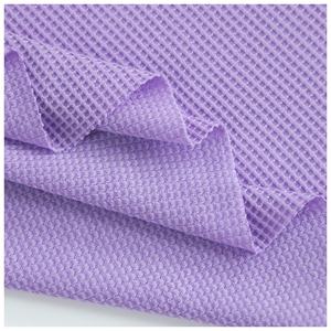 T-shirt en tricot jacquard TR Waffle Ice Bullet 160 g/m² pour femme, col mandarin, super frais, en soie glacée, idéal pour l'été - Product Image 3