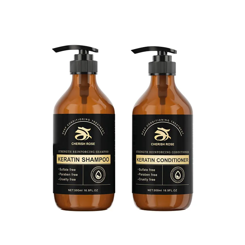 Huaxia Extreem Hydraterende 500Ml Haarverzorgingssets Gladmakende Shampoo Voor Krullend Haar