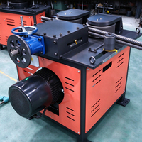 Cintreuse à Arc Électrique Industrielle XUANHUA 3kW 1067kg pour Barres d'Acier, Machine à Rouler les Barres de 12-40mm, Cintreuse Spirale pour Barres d'Armature CE