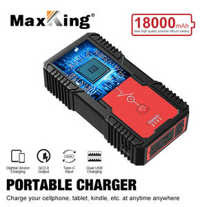 Аварийные инструменты 18000 мАч автомобильный Джампер двойной USB портативный внешний аккумулятор пусковое устройство - Product Image 5