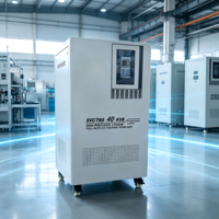 Stabilisateur de tension TNS_40KVA à commande automatique, directement du fabricant, personnalisable pour atelier/usine